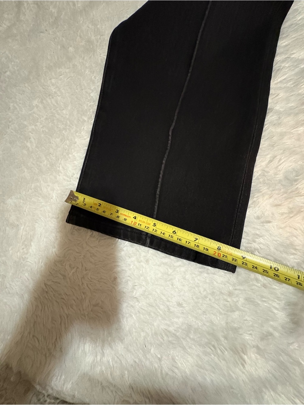 KUT from the Kloth Charlotte Black Seamed High Waist Flare Leg Size 0 - Picture 12 of 15